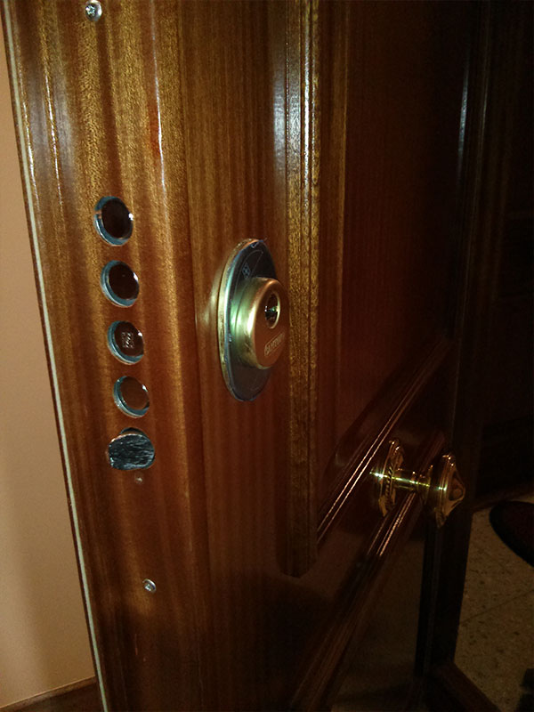 Puertas acorazadas - detalle cerradura